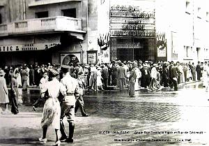 1271- Alger - Manifestation d'Anciens Combattants  - Angle  rue Borely la Sapie et rue de Gericault- 9 Juin 1940